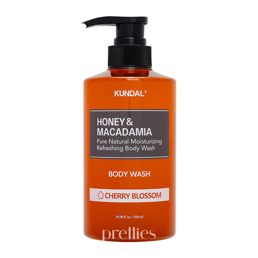 KUNDAL Honey & Macadamia Body Wash 500ml - Cherry Blossom - Pretties.com.hk
