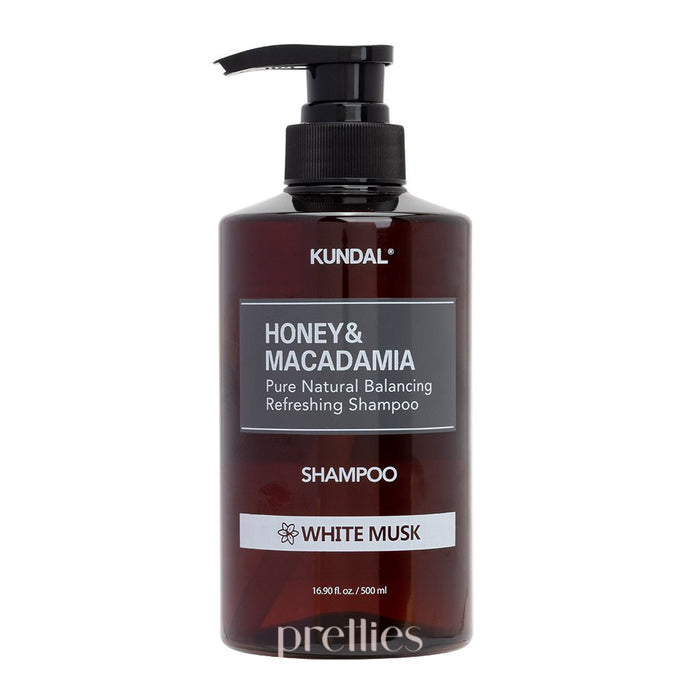 KUNDAL Honey & Macadamia Nature Shampoo 500ml - White Musk - Pretties.com.hk