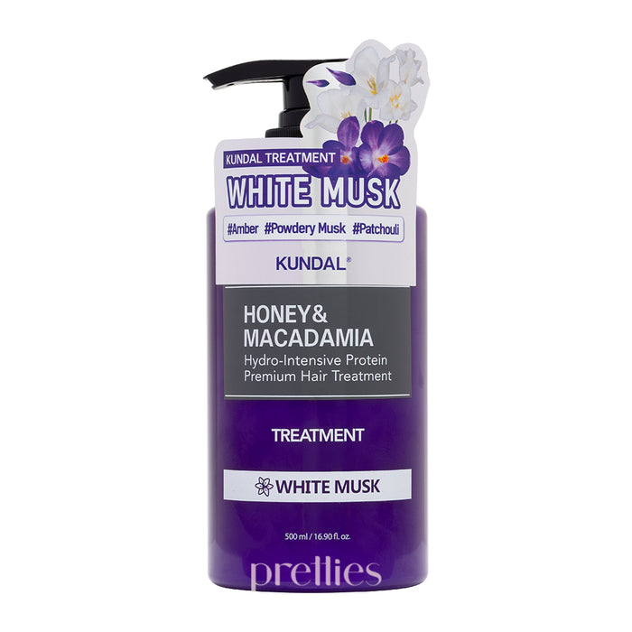 KUNDAL Honey & Macadamia Hair Treatment 500ml - White Musk