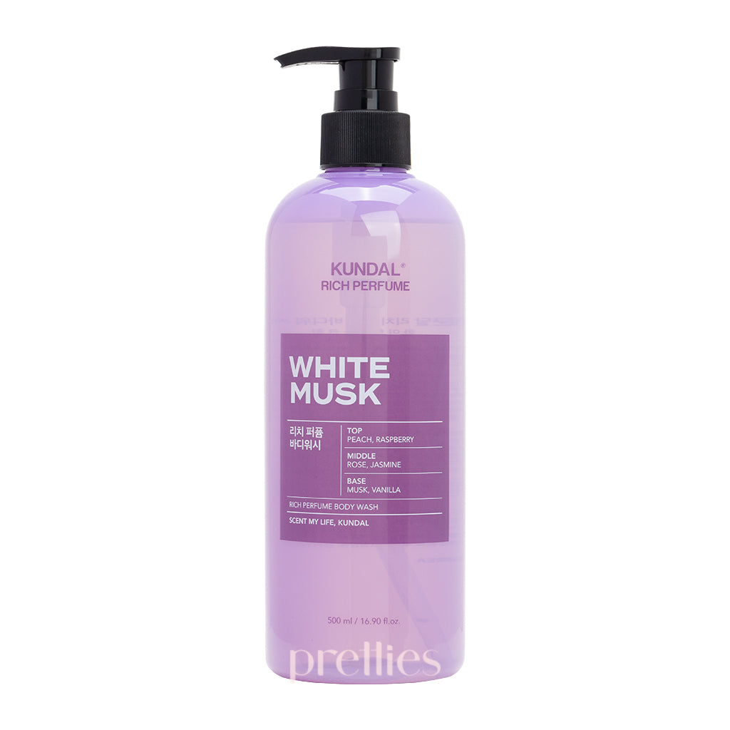 KUNDAL Rich Perfume Body Wash 500ml - White Musk