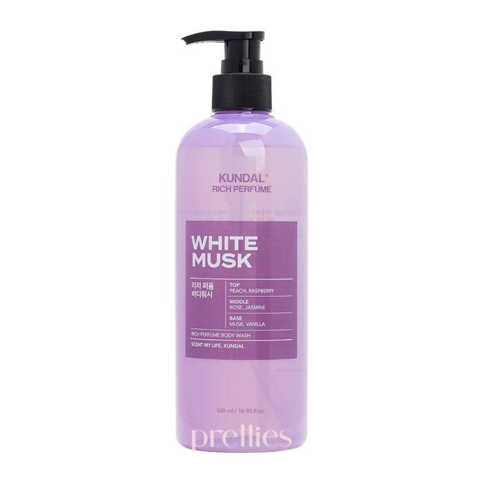 KUNDAL Rich Perfume Body Wash 500ml - White Musk