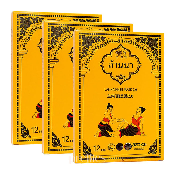 LANNA Knee Soothing Patch 12pcs x3box (881263) 