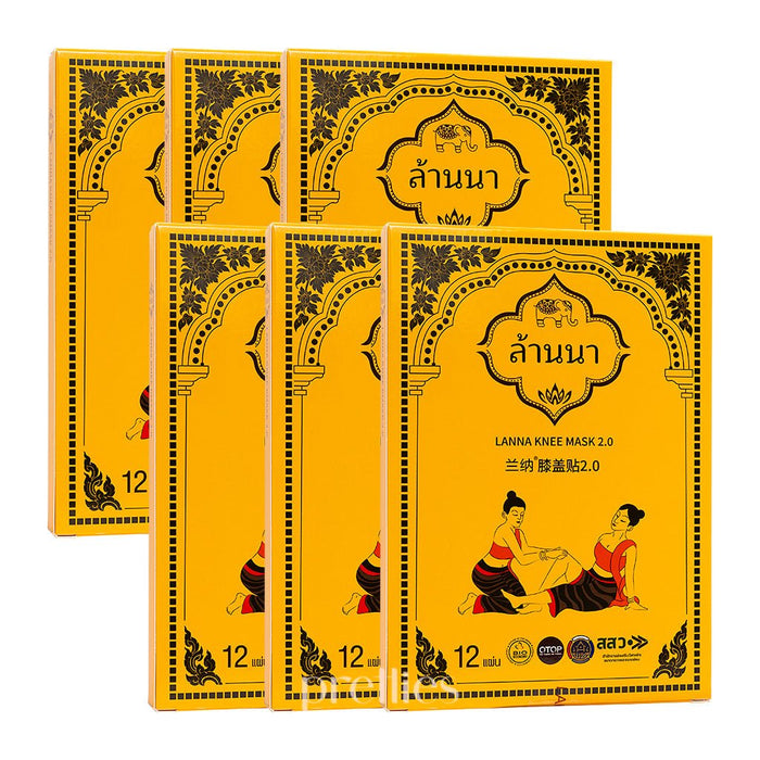 LANNA Knee Soothing Patch 12pcs x6box 