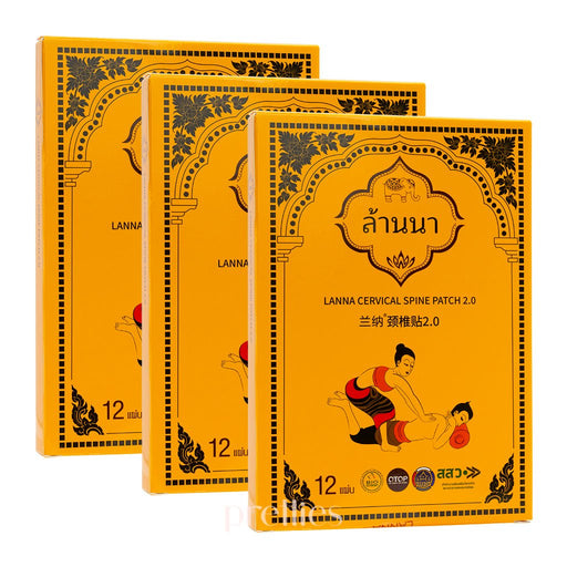 LANNA Cervical Spine Neck Patch 12pcs x3box (834863) - Pretties.com.hk