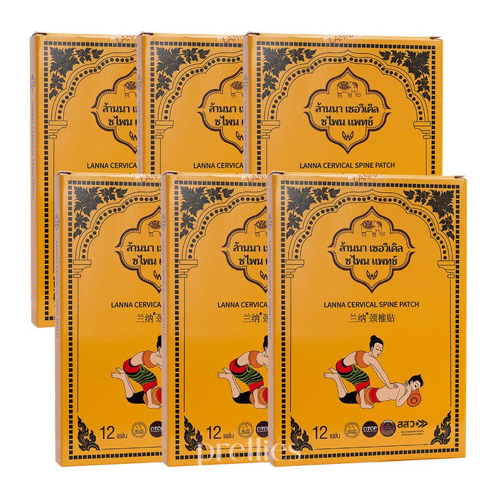 LANNA Cervical Spine Neck Patch 12pcs x6box(881270) 