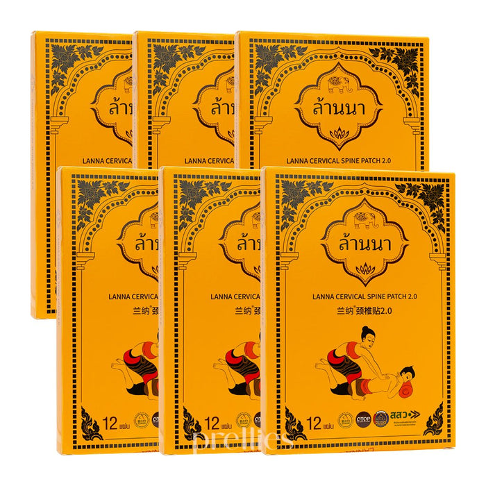 LANNA Cervical Spine Neck Patch 12pcs x6box(834863) - Pretties.com.hk