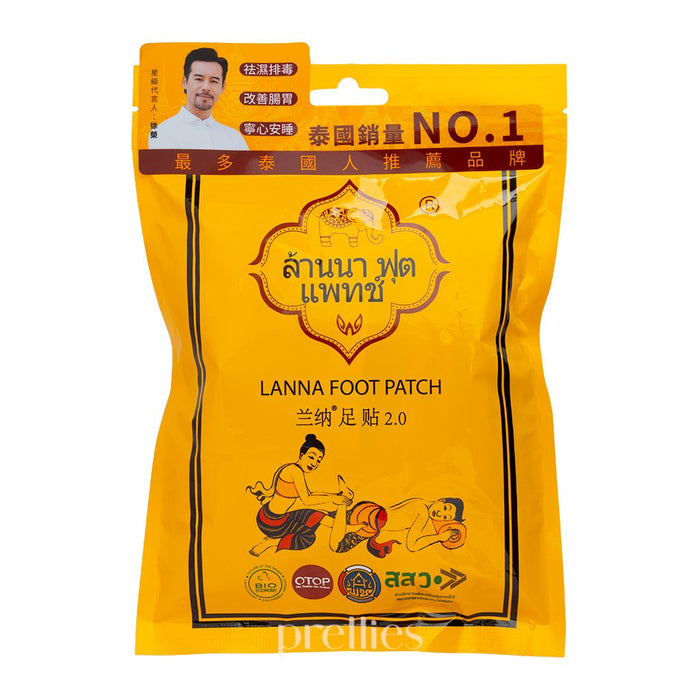 LANNA Detoxification Foot Patch 10pcs x6packs - Pretties.com.hk