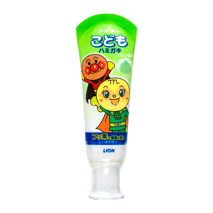 LION Anpanman Toothpaste for Kids 40g (Melon-Green)