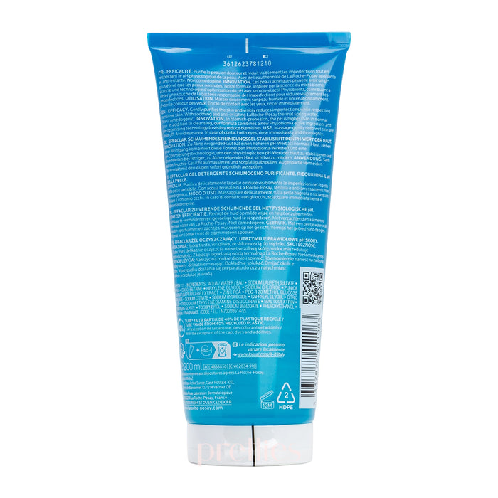 La Roche Posay Effaclar Gel Facial Wash for Oily Skin 200ml