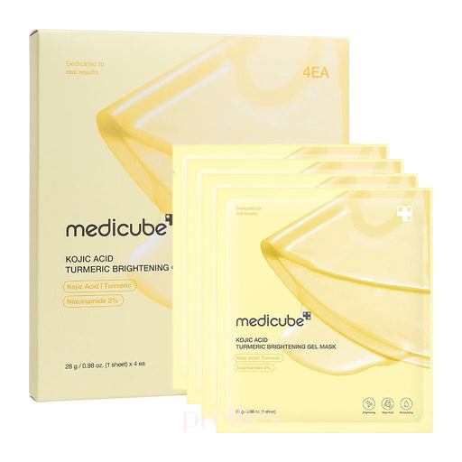 Medicube Kojic Acid Turmeric Brightening Gel Mask 4pcs/Box 