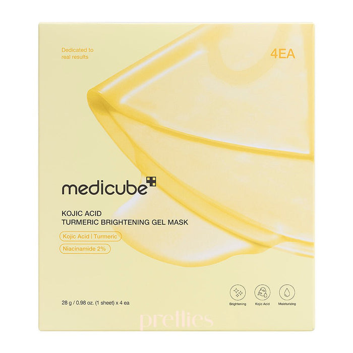Medicube Kojic Acid Turmeric Brightening Gel Mask 4pcs/Box 