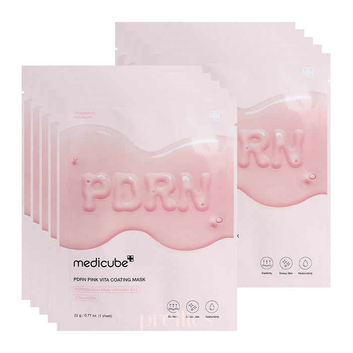 Medicube PDRN Pink Vita Coating Mask x10pcs 