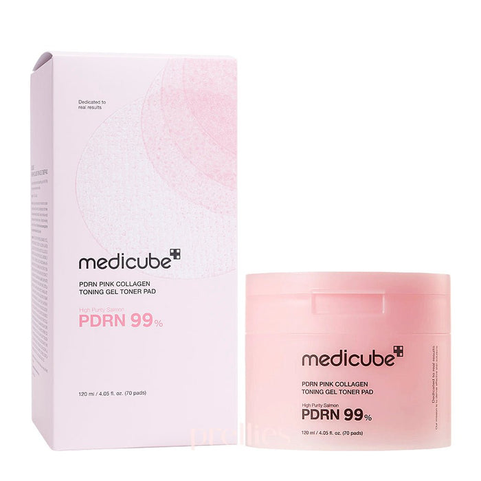 Medicube PDRN Pink Collagen Toning Gel Toner Pad 70pcs 