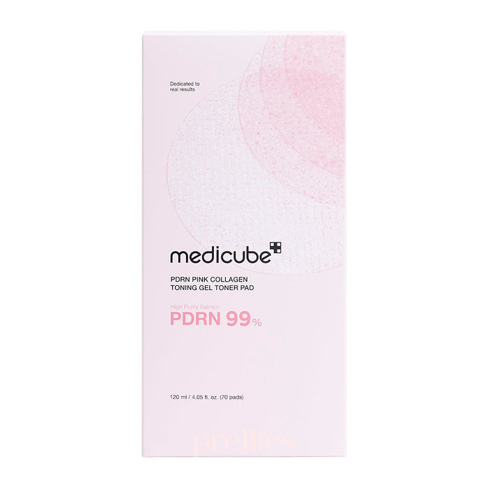 Medicube PDRN Pink Collagen Toning Gel Toner Pad 70pcs 