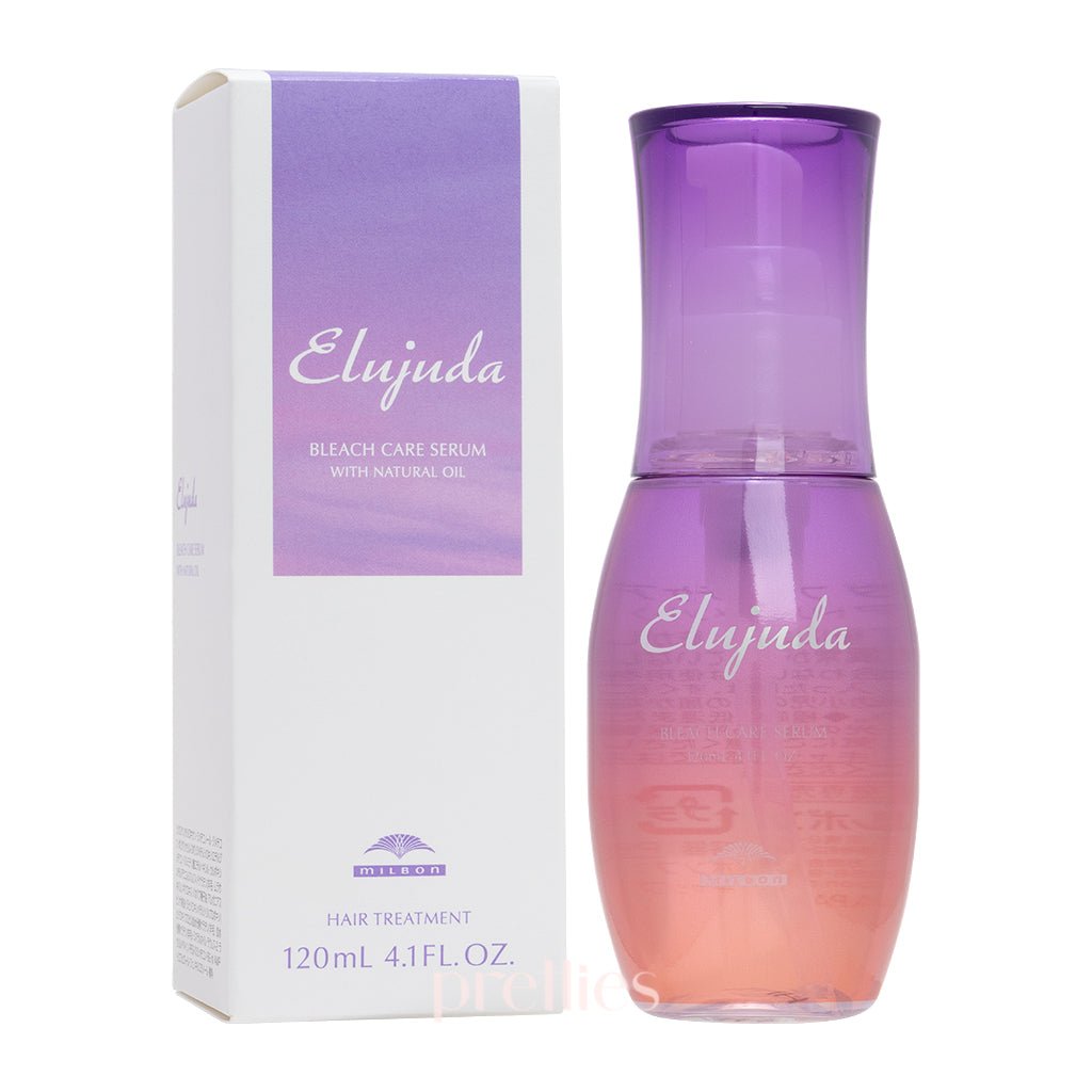 Milbon Elujuda Bleaching Care Hair Serum 120ml (Purple) - Pretties