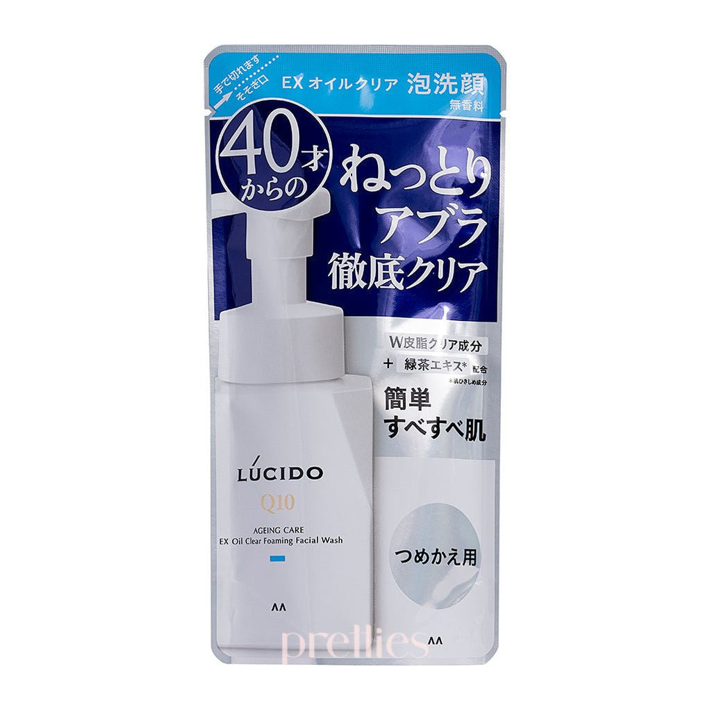 Mandom Lucido Ageing Care EX Oil Clear Foaming Facial Wash (Refill ...