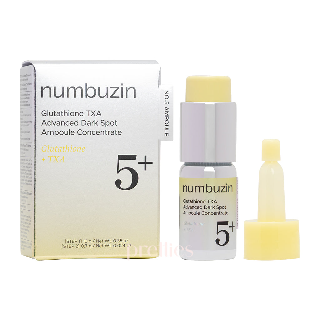 numbuzin - no.5 glutathione txa advanced dark spot ampoule concentrate Numbuzin No.5+ Glutathione TXA Advanced Dark Spot Ampoule Concentrate 10g — Pretties.com.hk