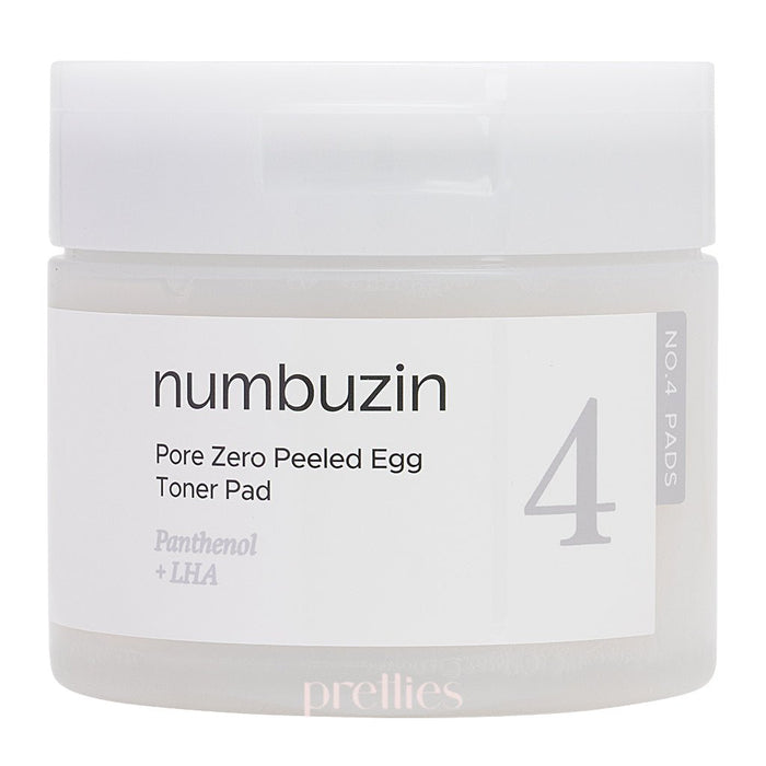 Numbuzin No.4 Pore Zero Peeled Egg Toner Pad (70pcs/box) - Pretties.com.hk