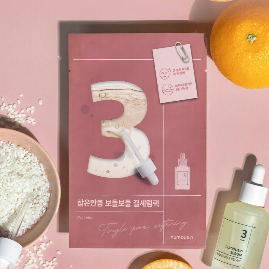 numbuzin No.3 Tingle-Pore Softening Sheet Mask (1 sheet) 