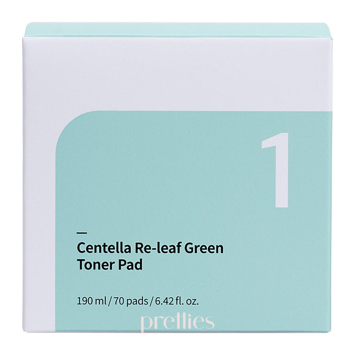 Numbuzin No.1 Centella Re-Leaf Green Toner Pad (70pcs/box) 