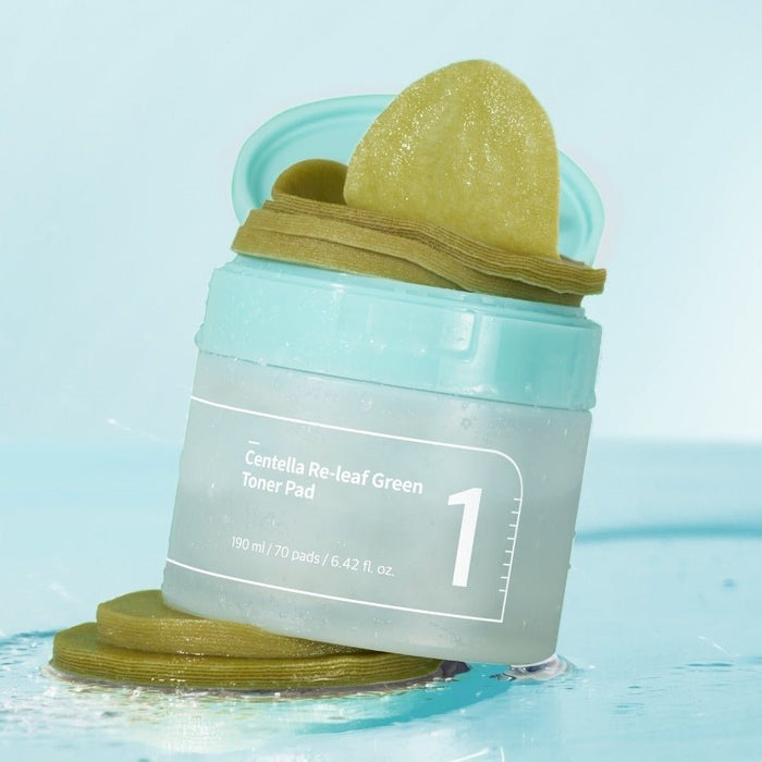 Numbuzin No.1 Centella Re-Leaf Green Toner Pad (70pcs/box) 