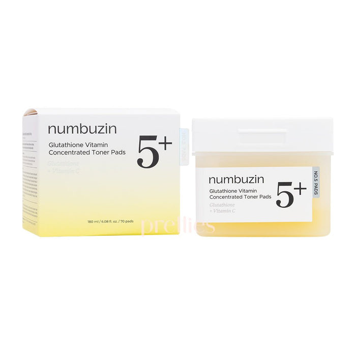numbuzin No.5 Vitamin - Niacinamide Concentrated Pad 70pads - Pretties.com.hk