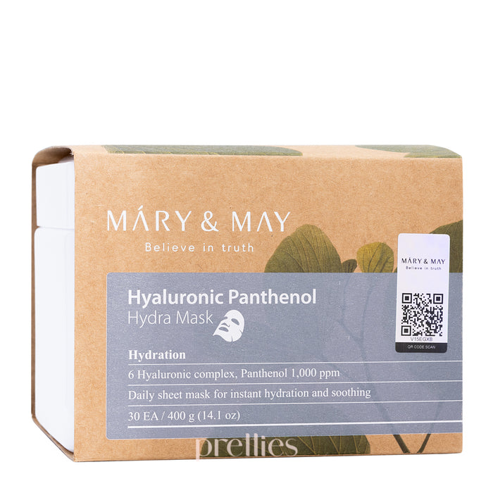 Mary & May Hyaluronic Panthenol Hydra Mask 30sheet/box