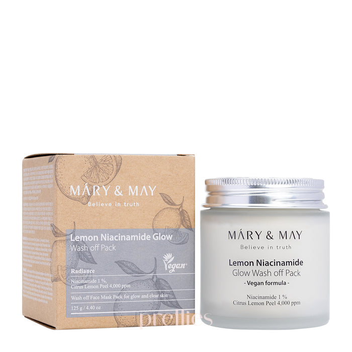 Mary & May Lemon Niacinamide Glow Wash Off Pack 125g