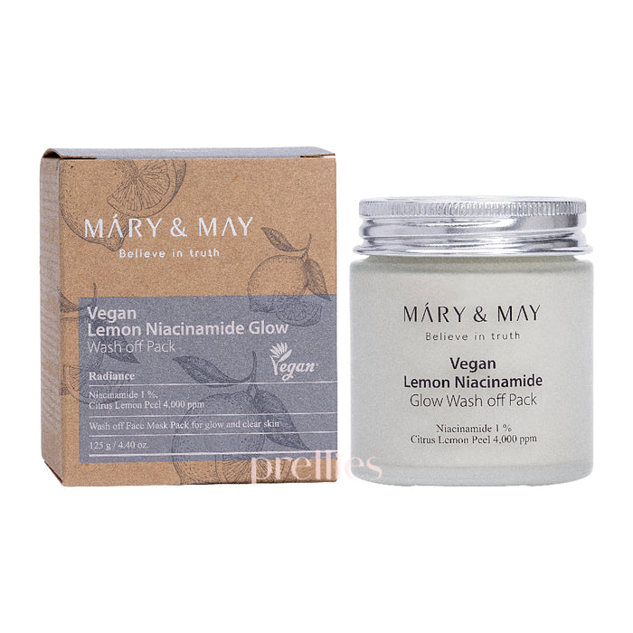 Mary & May 檸檬煙酰胺透亮去角質泥面膜 125g