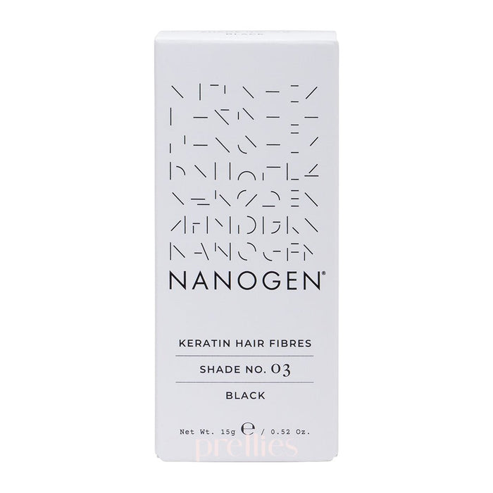NANOGEN Keratin Hair Fibres (Shade No.03 Black) 15g