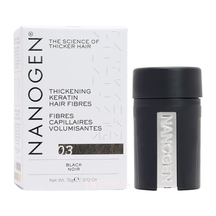 NANOGEN 純天然角蛋白納米纖維頭髮粉 (No. 03 黑色) 15g