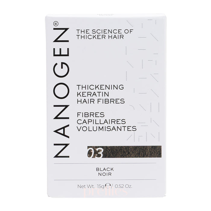 NANOGEN 純天然角蛋白納米纖維頭髮粉 (No. 03 黑色) 15g