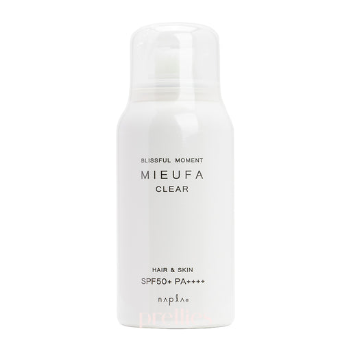 MIEUFA UV Cut Hair & Skin Floral Spray SPF50+PA++++ (Unscented) 80g (White)