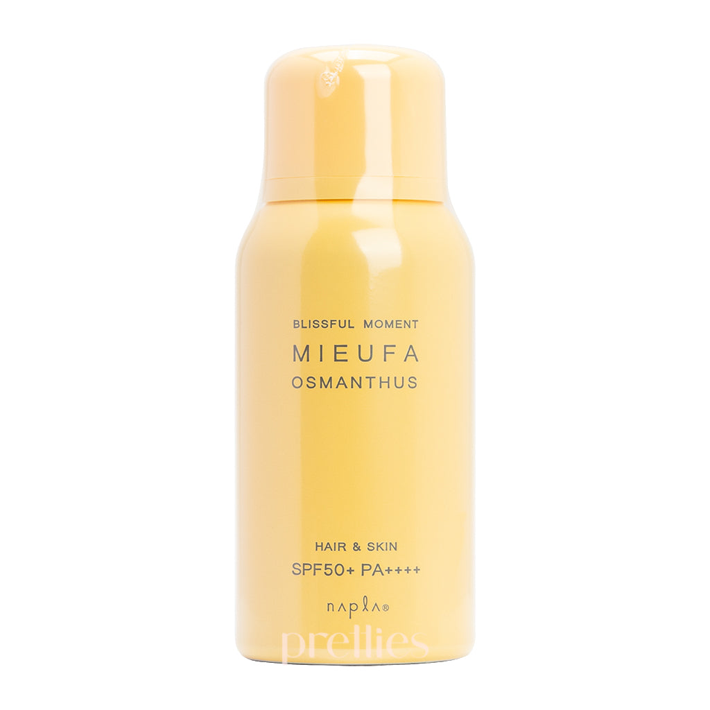 MIEUFA UV Cut Hair & Skin Floral Spray SPF50+PA++++ (Osmanthus) 80g (Yellow)