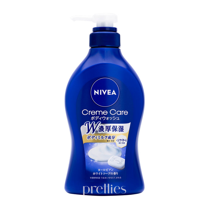 NIVEA Creme Care 牛奶滋潤沐浴乳 清新歐洲白肥皂香 480ml