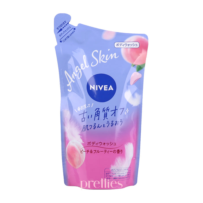 Nivea Angel Skin Bubble Body Wash (Peach Fruity) Refill 360ml