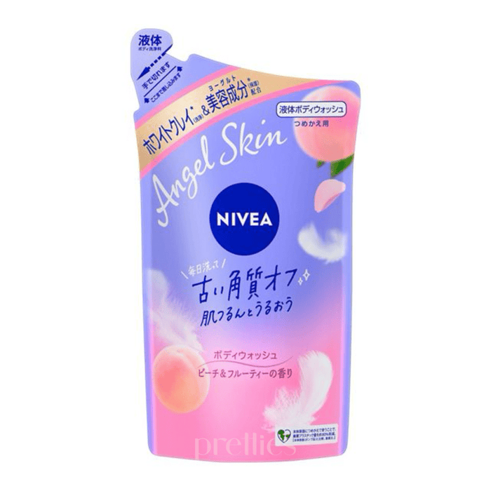 Nivea Angel Skin Bubble Body Wash (Peach Fruity) Refill 360ml 