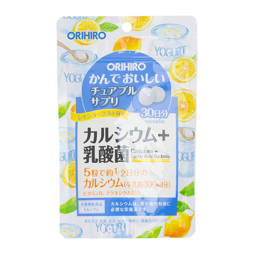 Orihiro Calcium + Lactic acid bacteria Chewing Supplement (30 Days/150capsules)