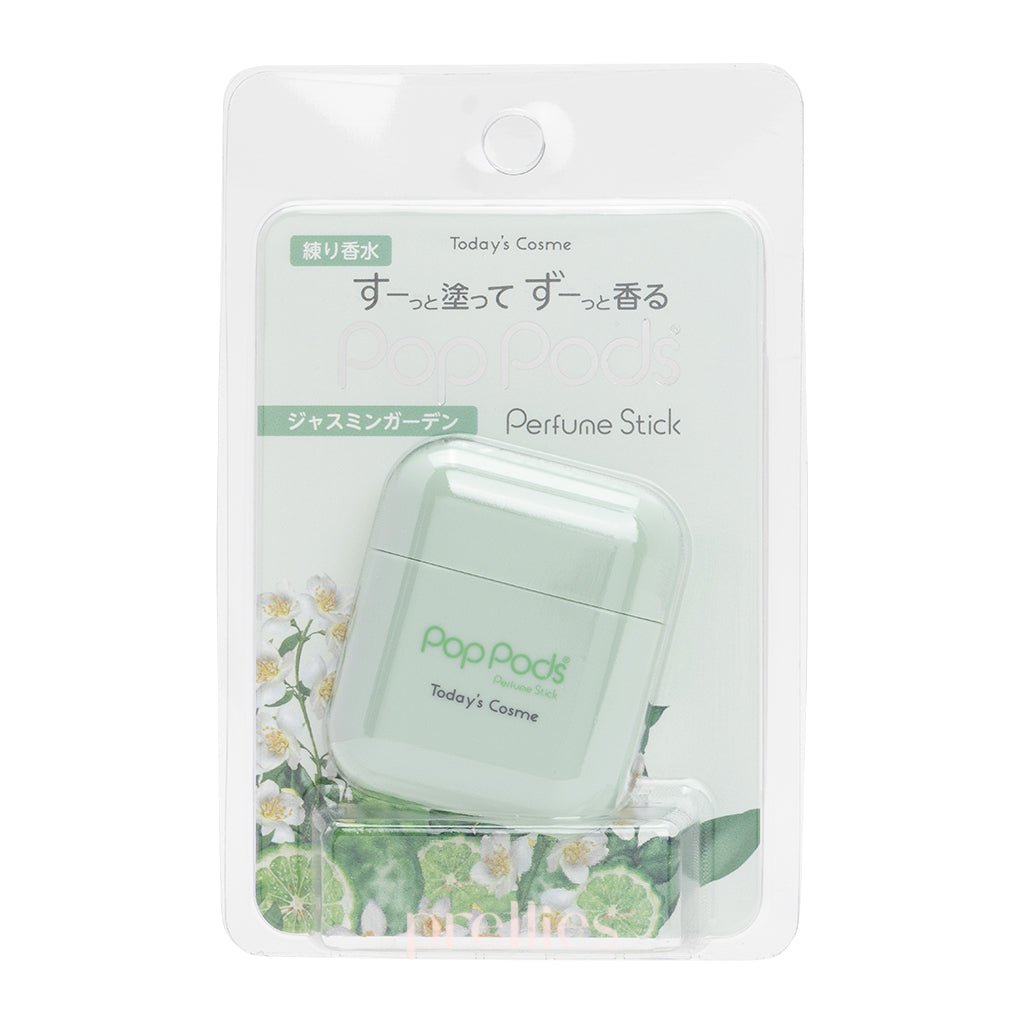 Popberry Pop Pods Stick Type Solid Perfume 10g (Jasmine Garden Scent - Green)