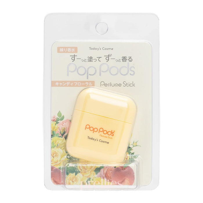 Popberry Pop Pods Stick Type Solid Perfume 10g (Candy Floral Scent - Yellow)