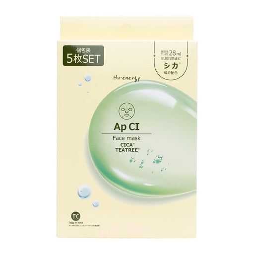 Popberry Hu Energy Face Mask Ap CI (Calming/Anti-inflammatory) 5 sheets