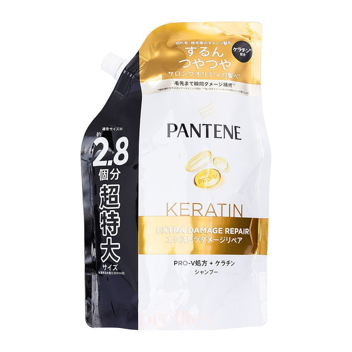 P&G Pantene PRO-V Keratin Extra Damage Repair Shampoo (JPver.) (Refill) 860ml (Gold) 