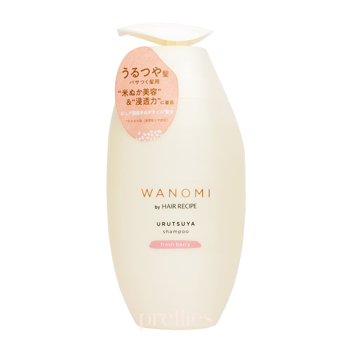 P&G Hair Recipe WANOMI Urutsuya Shampoo - Fresh Berry (For Dry Hair) 350ml (Pink)