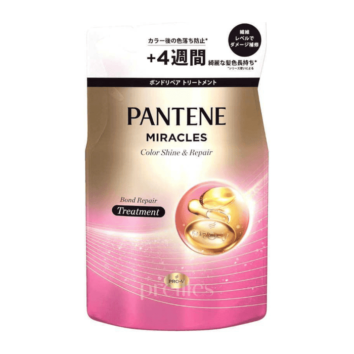 P&G Pantene Miracles Bond Repair Treatment - Color Shine & Repair (For Colored Hair) (Refill) 350g (Pink) 