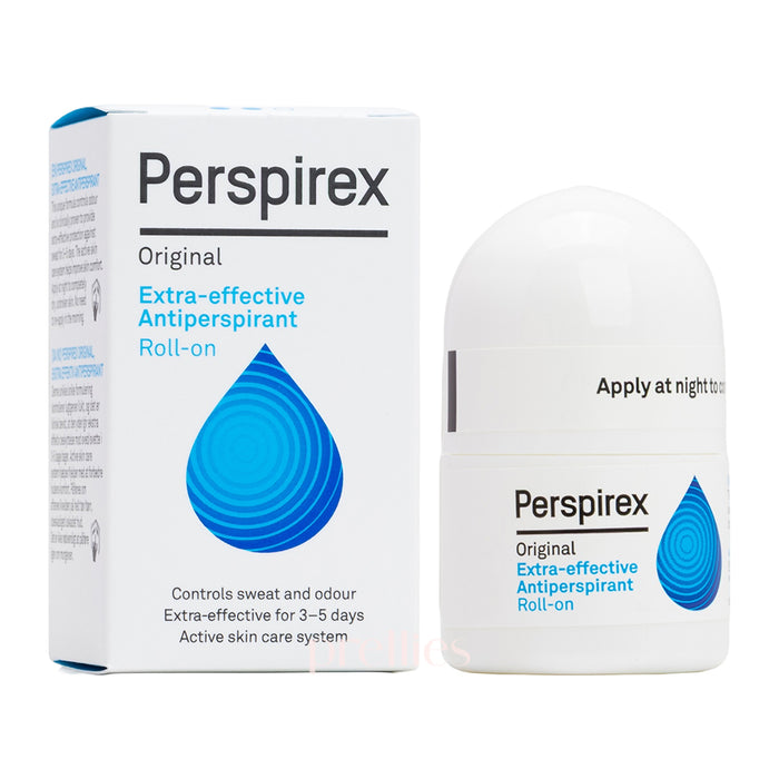 Perspirex Extra-Effective Antiperspirant Roll-On - Original 20ml (Light Blue)