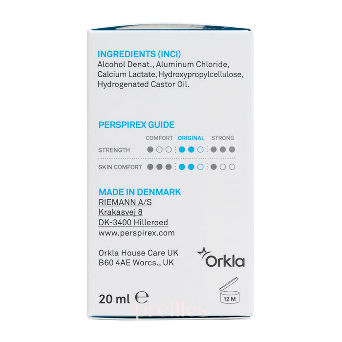 Perspirex Extra-Effective Antiperspirant Roll-On - Original 20ml (Light Blue)