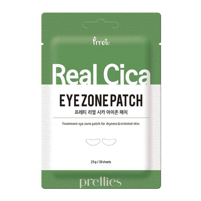 Prreti Real Cica Eye Zone Patch 30 sheets (Green)