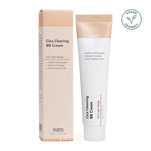 PURITO Cica Clearing BB Cream (#21 Light Beige) 30ml