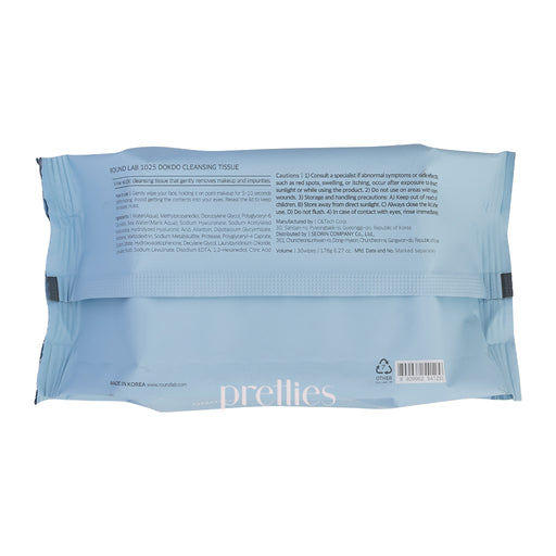 ROUND LAB 1025 Dokdo Cleansing Tissue (30pcs)