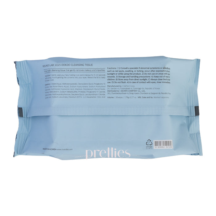 ROUND LAB 1025 Dokdo Cleansing Tissue (30pcs)
